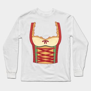 Oktoberfest Woman Costume: Bavarian Beauty Long Sleeve T-Shirt